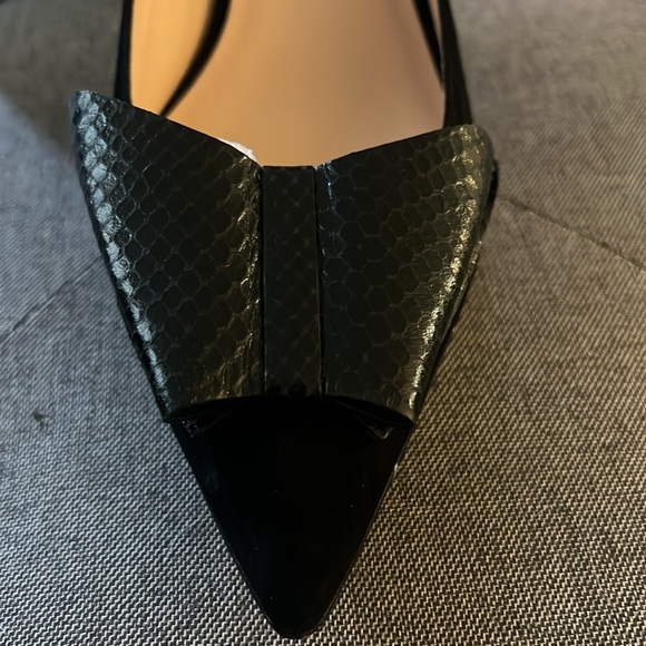 Kate Spade Vanna heels, kid suede/printed snake, size 11. New in box. - Picture 2 of 5